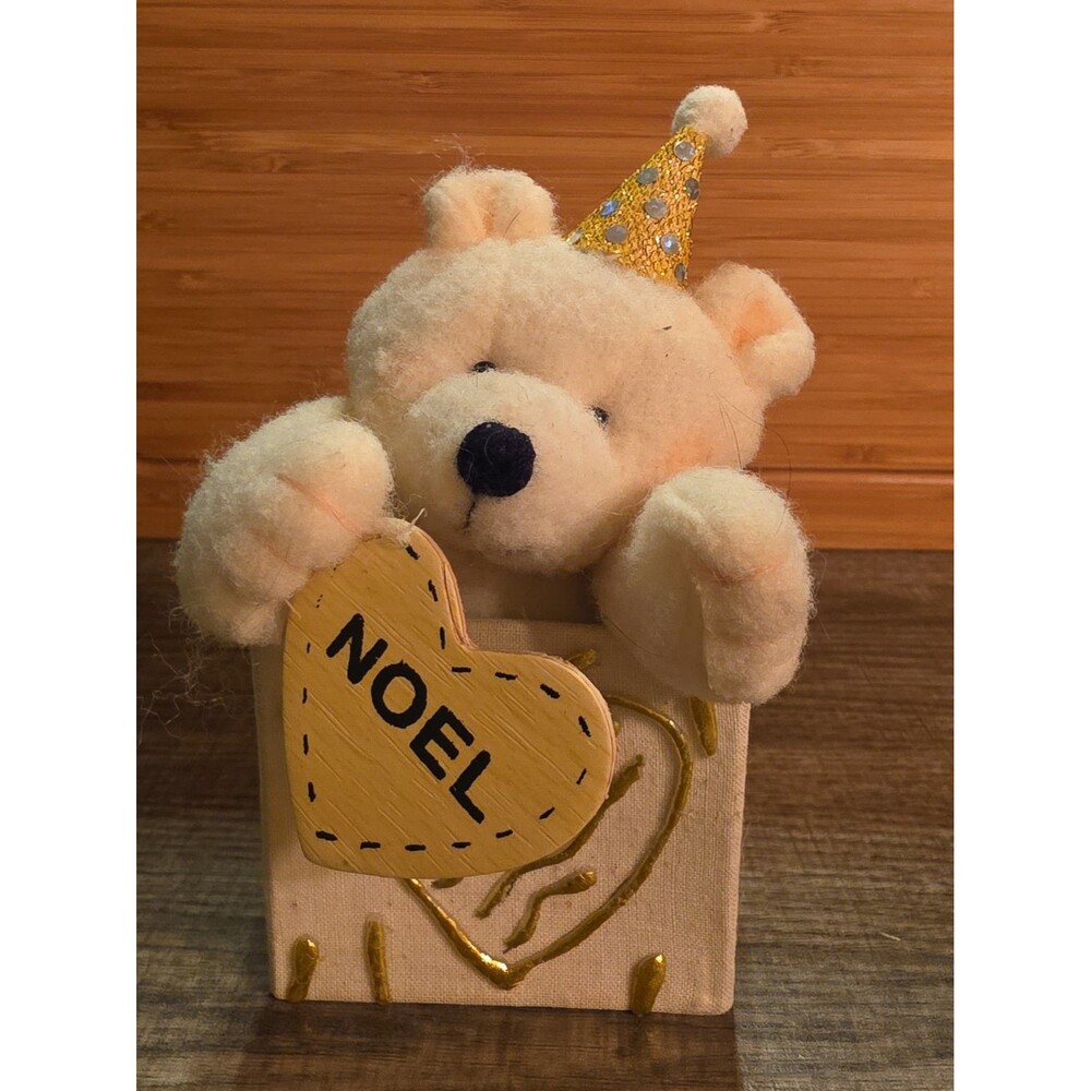 Holiday Friends Christmas Bear In A Gift Bag